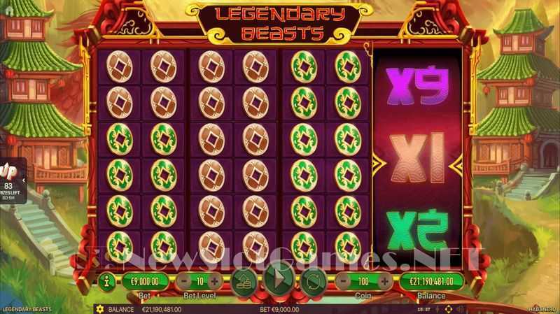 Slot Legendary Beasts Saga 3