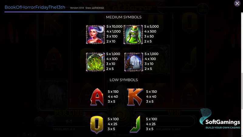 Slot Book Of Horror Friday The 13th 2 Slot Book Of Horror Friday The 13th 2