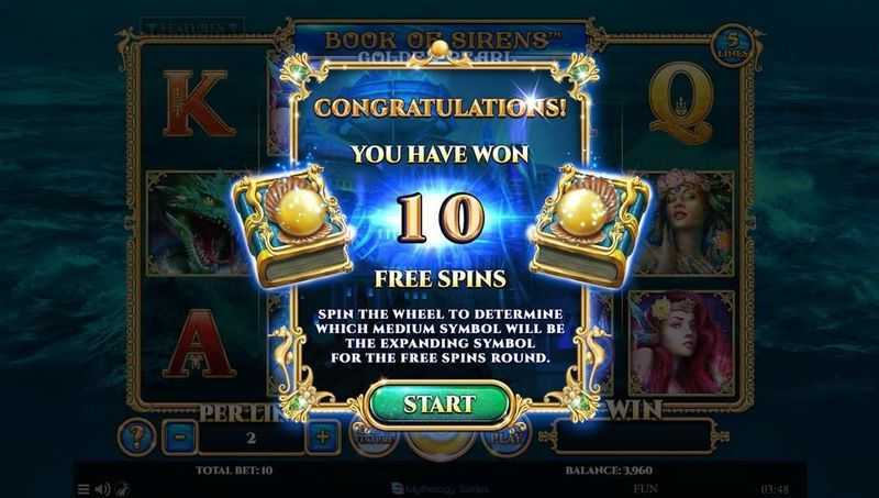 Slot Book Of Sirens Golden Pearl 1 Slot Book Of Sirens Golden Pearl 1