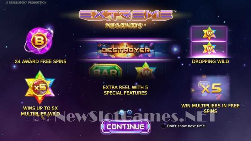 Slot Extreme Megaways 3