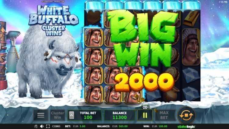 Slot White Buffalo Cluster Wins Stakelogic 3 Slot White Buffalo Cluster Wins Stakelogic 3