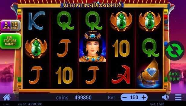 Slot Cleopatras Diamonds 2 Slot Cleopatras Diamonds 2