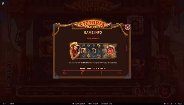 Slot Victoria Wild West 3 Slot Victoria Wild West 3