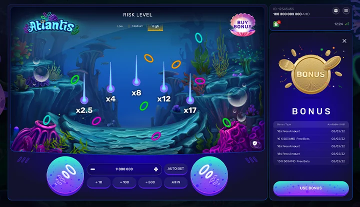 Atlantis — base gameplay screenshot