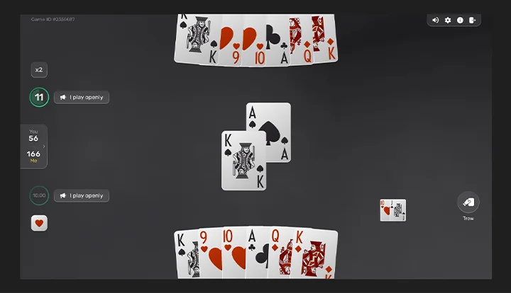 Belote — base gameplay screenshot Belote — base gameplay screenshot