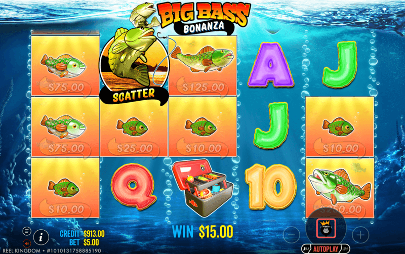 Big Bass Bonanza — winning combination