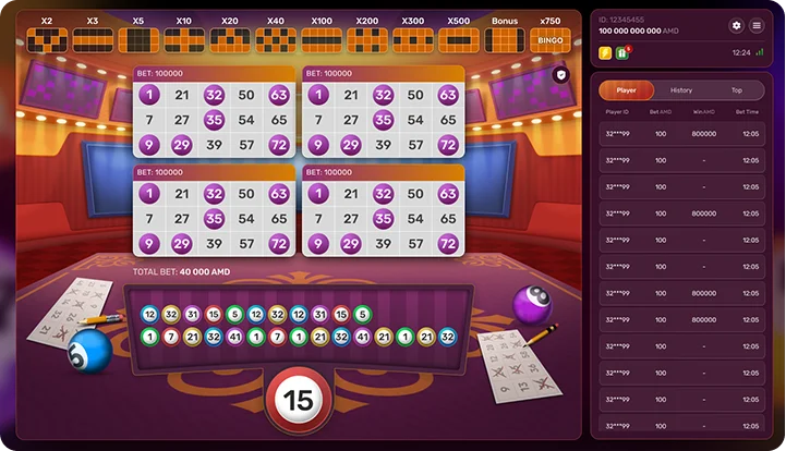 Bingo Star — base gameplay screenshot