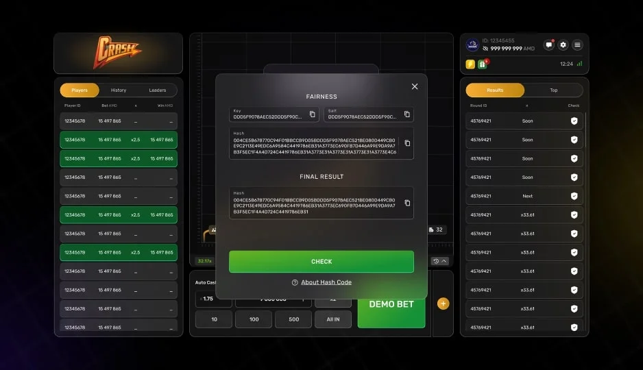 Crash — game rules and RTP