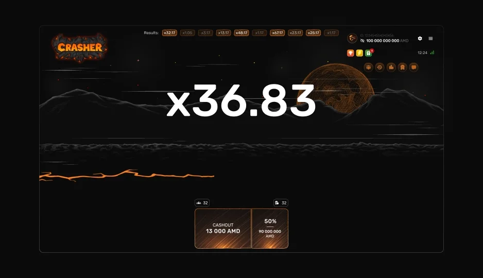 Crasher — game rules and RTP