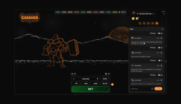 Crasher — winning combination