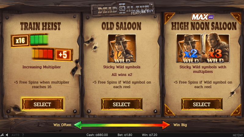 Dead or Alive 2 — free spins feature Dead or Alive 2 — free spins feature