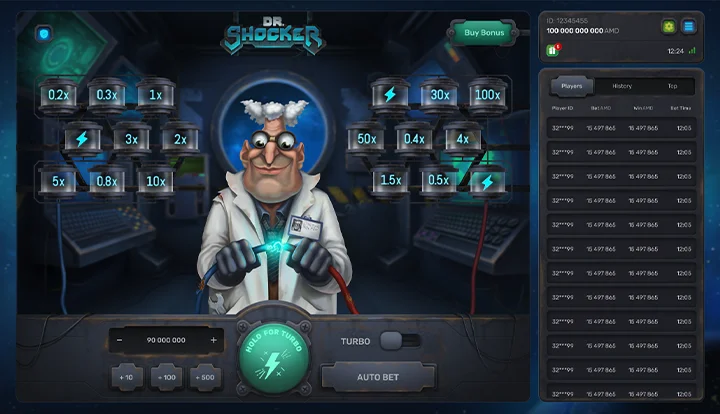 Dr. Shocker — base gameplay screenshot