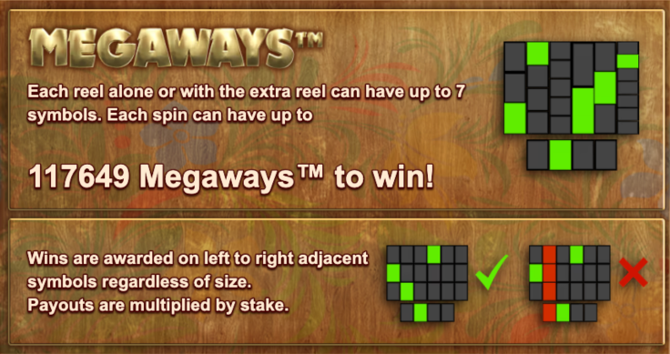 Extra Chilli Megaways — reel row layout