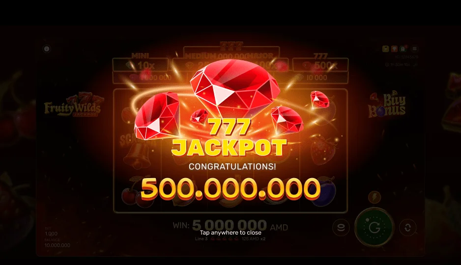 Fruity Wilds — winning combination