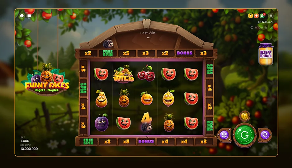 Funny Faces: Hoglet-Moglet — base gameplay screenshot