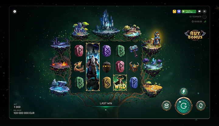 Gates Of Asgard: Nine Realms — base gameplay screenshot