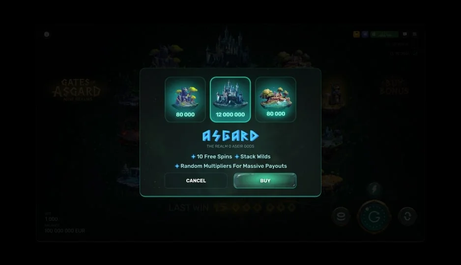 Gates Of Asgard: Nine Realms — game rules and RTP