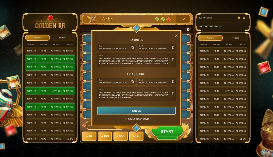 Golden RA — game rules and RTP