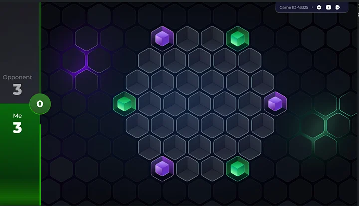 Hexagon — base gameplay screenshot