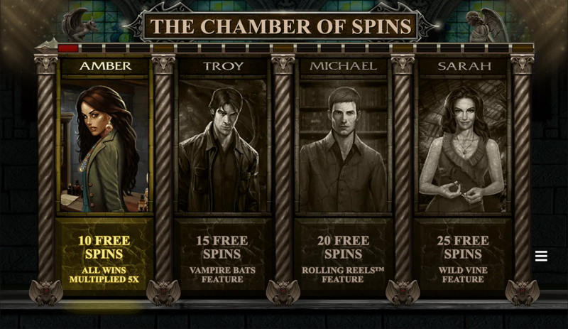 Immortal Romance — free spins feature