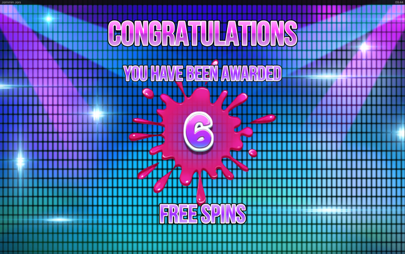 Jammin' Jars — free spins feature