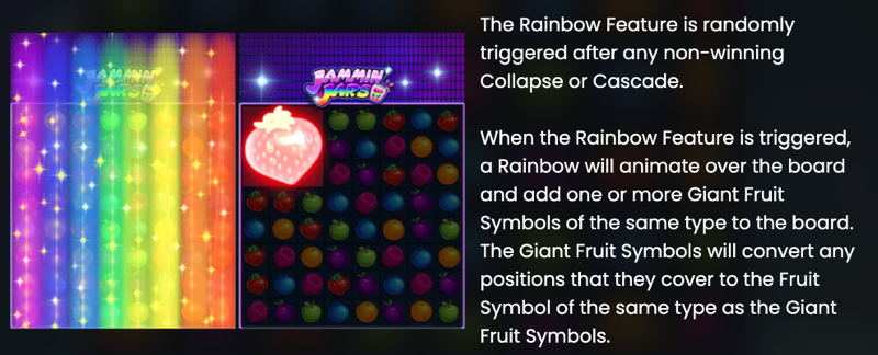 Jammin' Jars — rainbow feature details