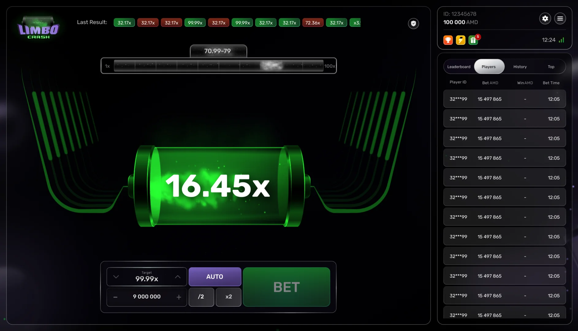 Limbo Crash — base gameplay screenshot