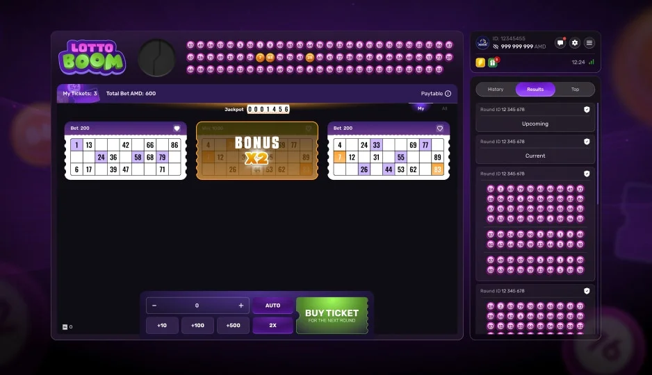 Lotto Boom — game rules and RTP