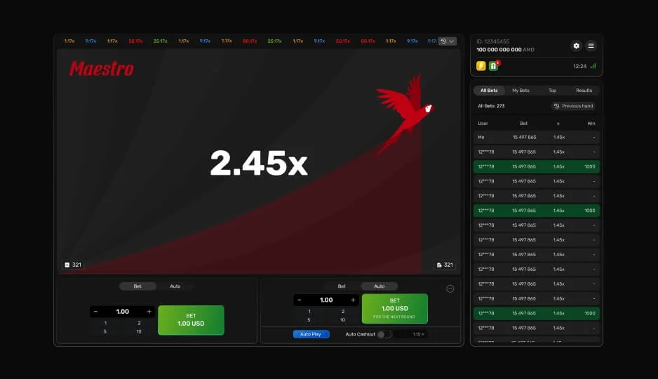 Maestro — game rules and RTP