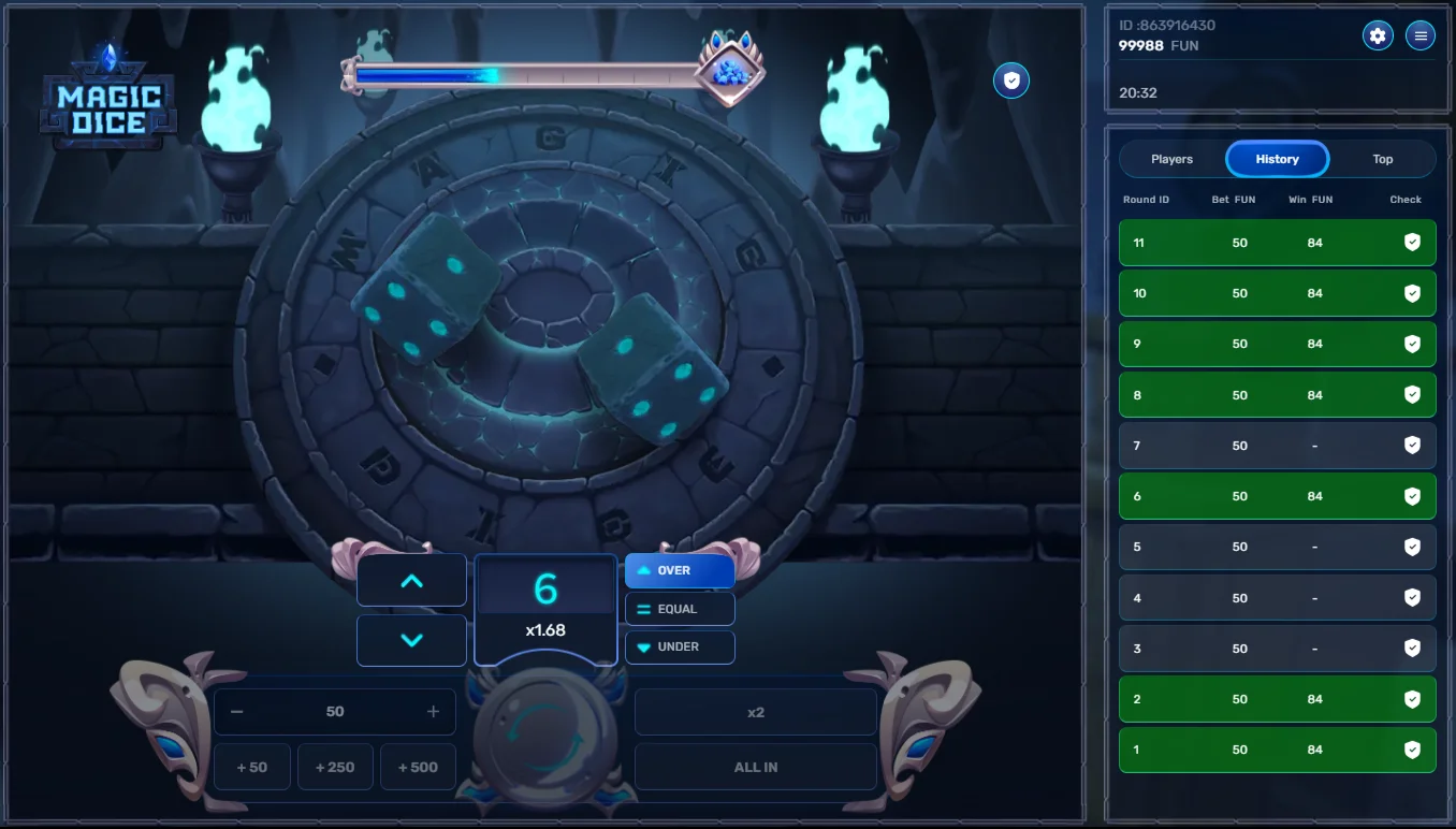 Magic Dice — ways to win explained