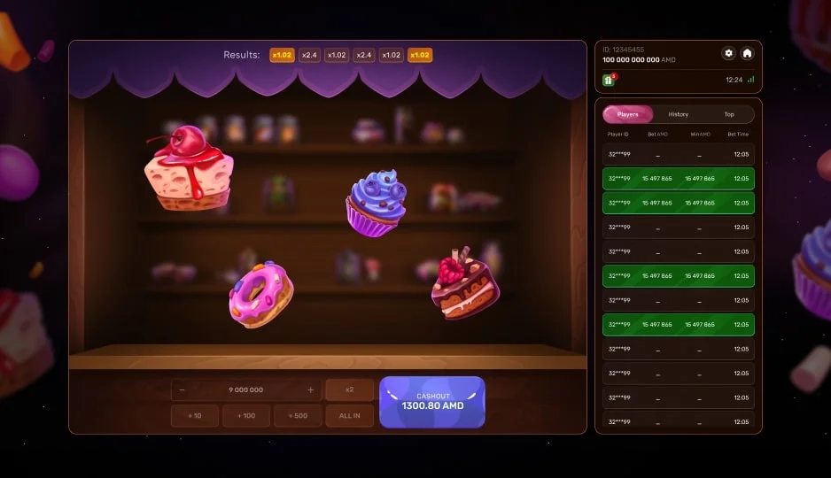 Ninja Crash — winning combination