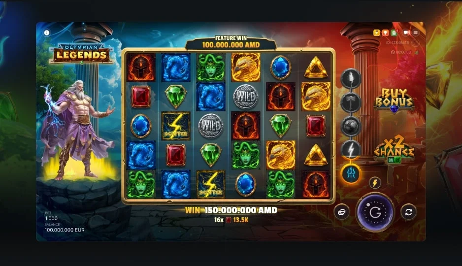 Olympian Legends — game rules and RTP