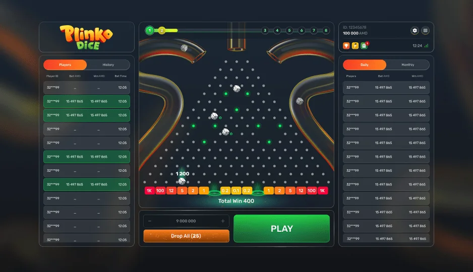 Plinko Dice — game rules and RTP