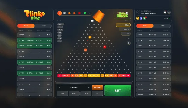 Plinko Dice — winning combination