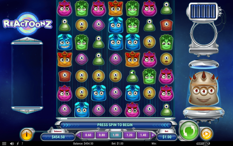 Reactoonz — base gameplay screenshot