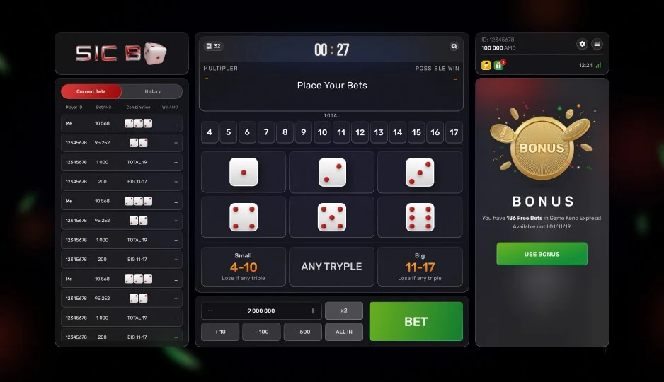 Sic Bo — game rules and RTP