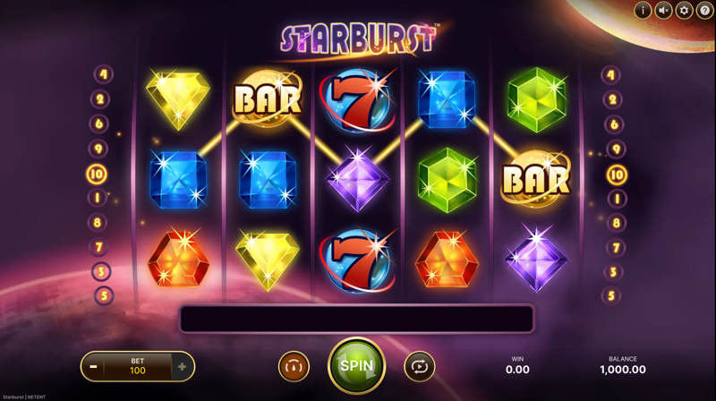 Starburst — base gameplay screenshot