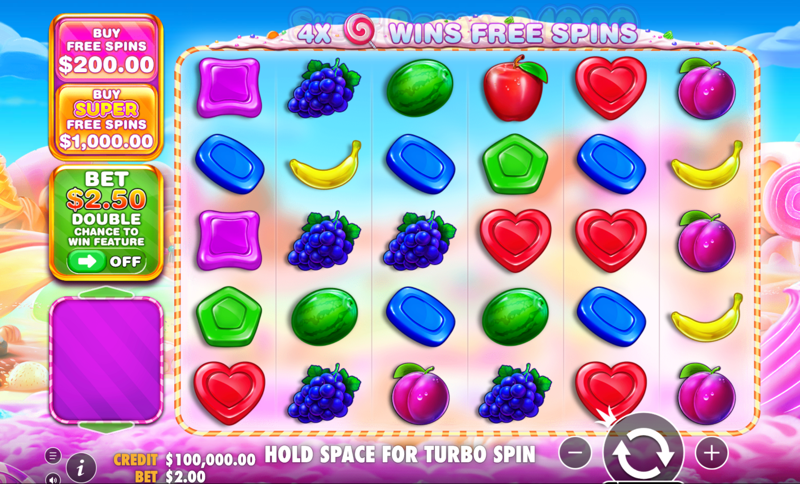 Sweet Bonanza 1000 — base gameplay screenshot