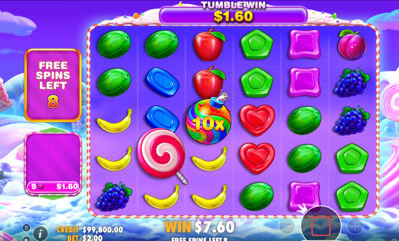 Sweet Bonanza 1000 — free spins feature