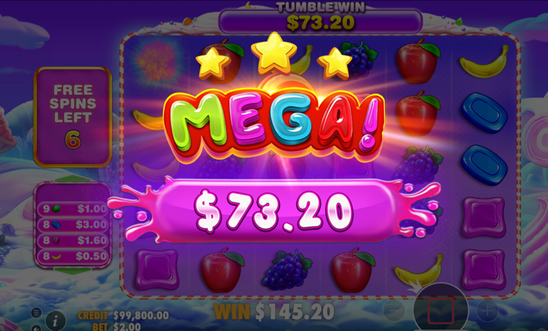 Sweet Bonanza 1000 — tumble feature win