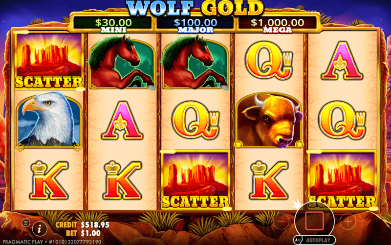 Wolf Gold — base gameplay screenshot
