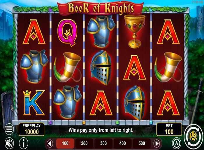 Play Book of Knights by 1spin4win