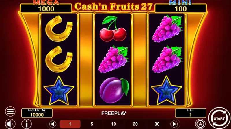 Play Cash'n Fruits 27 Hold And Win by 1spin4win