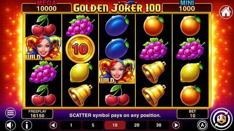 Play Golden Joker 100 by 1spin4win