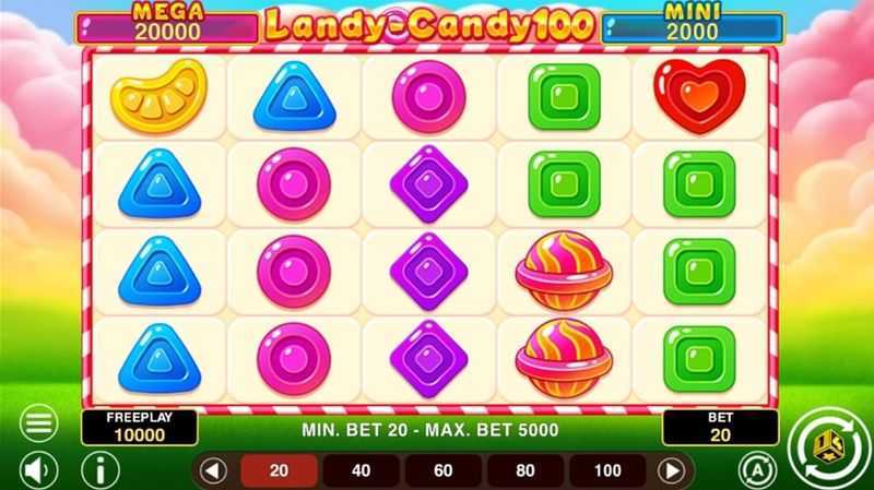 Play Landy-Candy 100 by 1spin4win