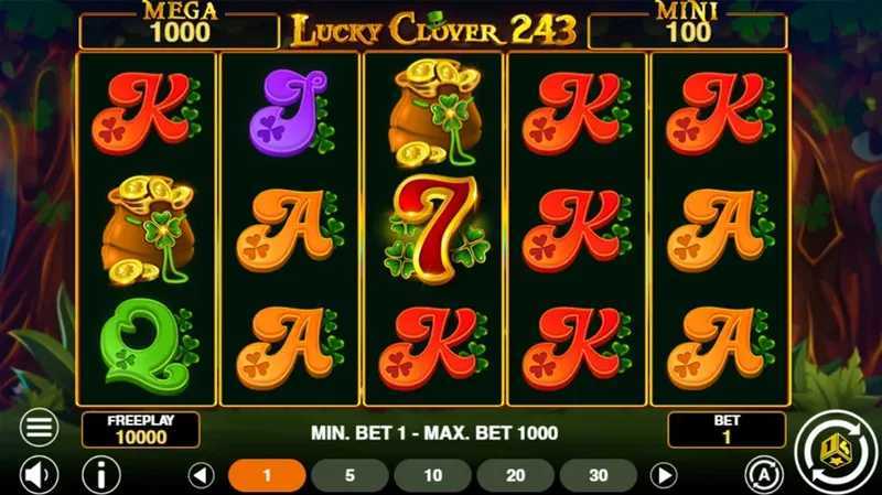 Play Lucky Clover 243 by 1spin4win