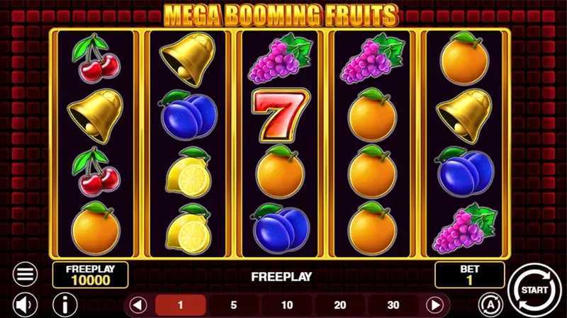 Play Mega Booming Fruits by 1spin4win