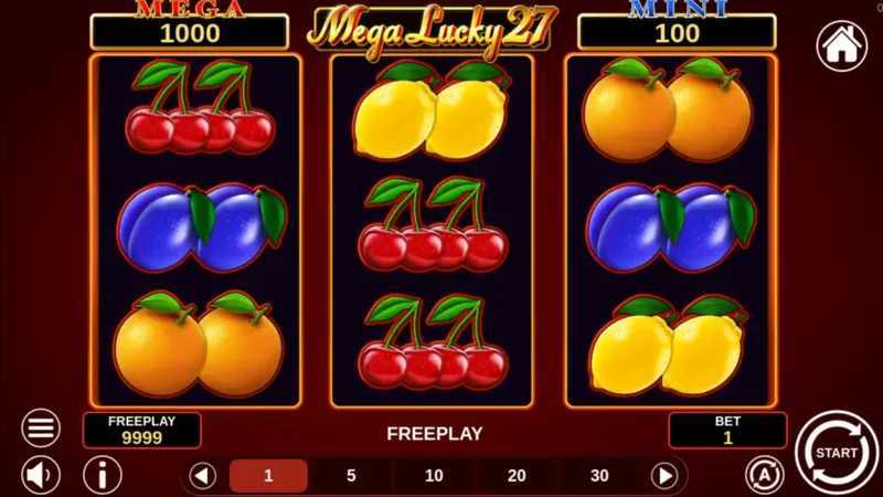 Play Mega Lucky 27 by 1spin4win