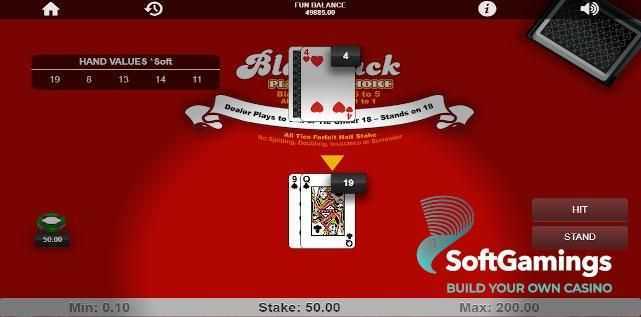 Play Blackjack Players Choise by 1x2gaming