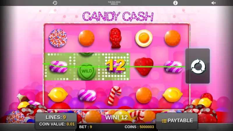 Play Candy Cash by 1x2gaming